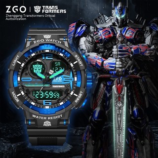Đồng hồ trẻ em Transformers Đồng hồ thể thao học sinh chống nước Đồng hồ điện tử đa chức năng cho bé trai