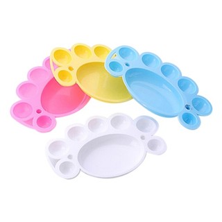 Set 2 Bảng Pha Màu Sơn Móng Hình Dấu Chân