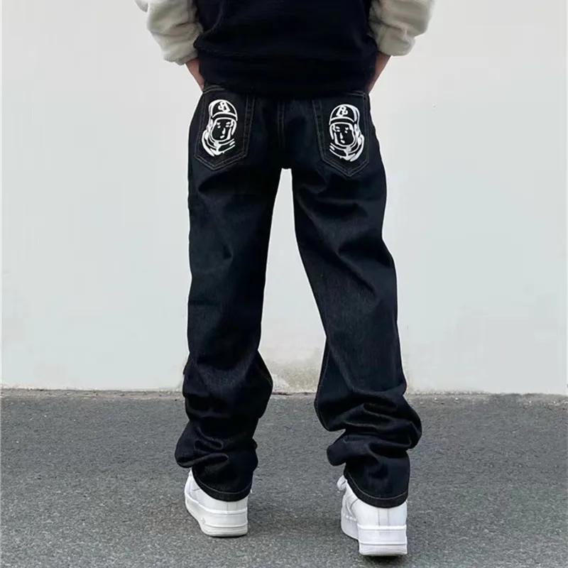 Quần baggy Jean hip hop In Hình Cún Roma Thời Trang Mới 2023 y2k