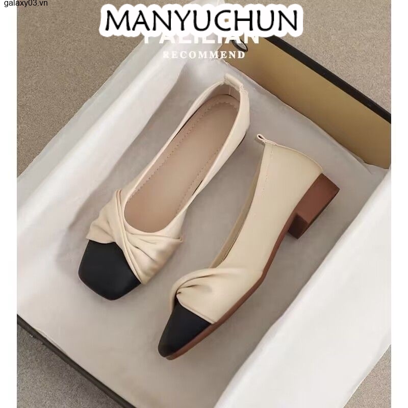 giày búp bê nữ đế cao lolita Mary Jane Đế da mềm đế thời B28G17S 34Z230823