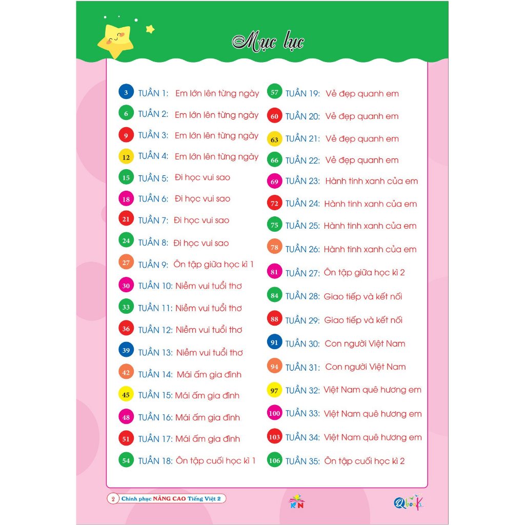 Sách Chinh Phục Nâng Cao Tiếng Việt Lớp 2 - Kết Nối Tri Thức Với Cuộc Sống  - Bản Quyền