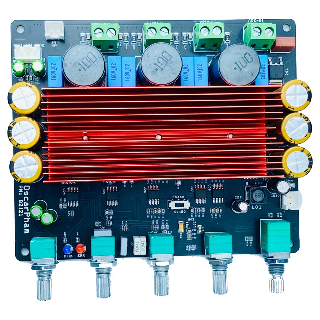 Mạch khuếch đại  âm thanh 2.1 TPA3221x2 100Wx2/200w