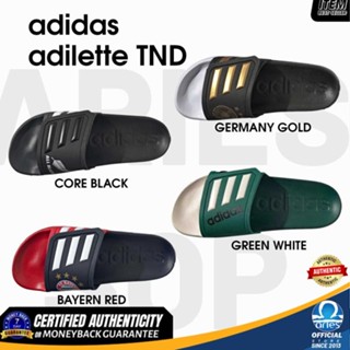 [Auth]Dép nam Das Adilette Tnd logo chính hãng quai dán đế dép bánh mi chống nước chống trượt - Aries Sốp