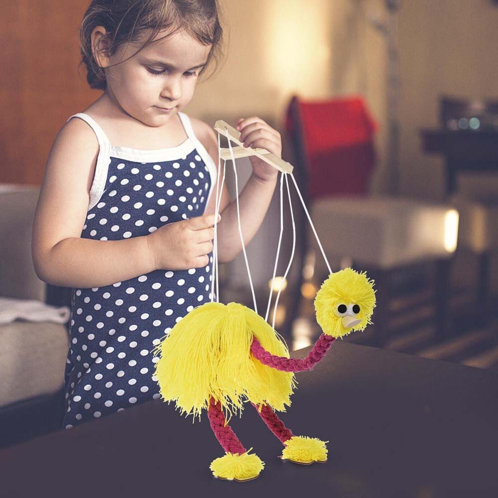 Marionette Ostrich Interactive Bird Puppet Puppet Doll Children Enlightenmen Toy