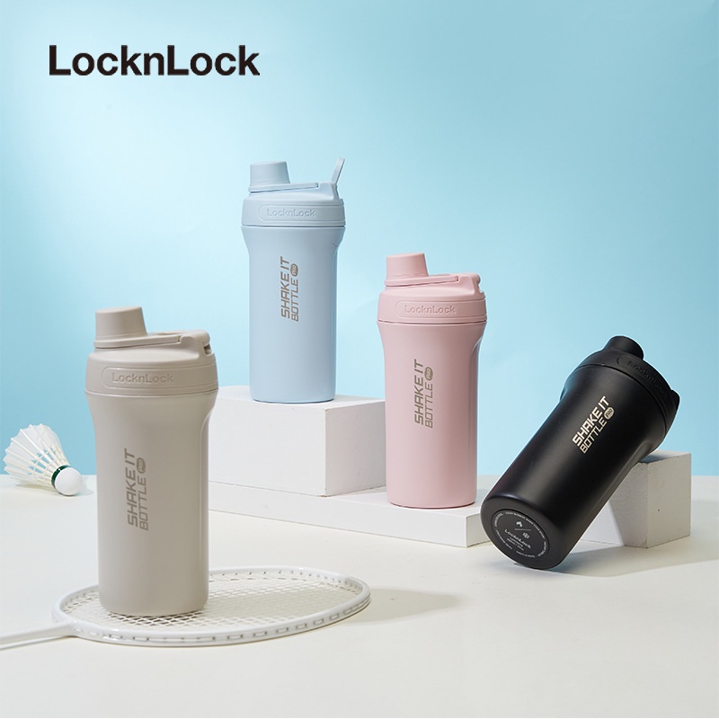 [XX] LUCKYLOCK & LOCK Bình giữ nhiệt bằng thép không gỉ Dung tích lớn Nước thể thao làm mát ngoài tr