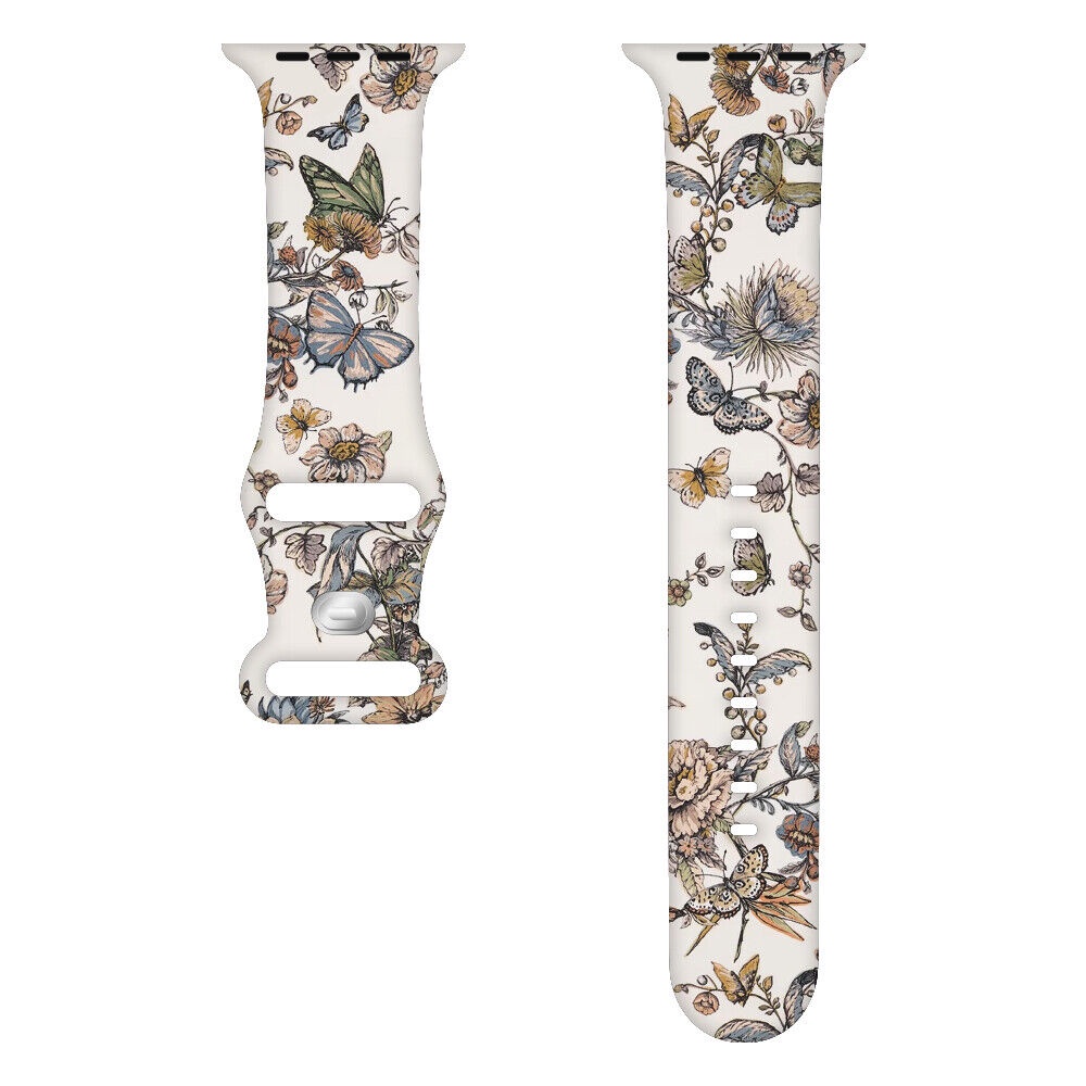 Dây Đeo Họa Tiết Hoa 2024 Cho iwatch ultra 1 / 2 band 49mm 41mm 40mm 45mm 42mm 44mm 9 / 8 / 7 / 6 / 5 / 4 / 3 / 2 / 1
