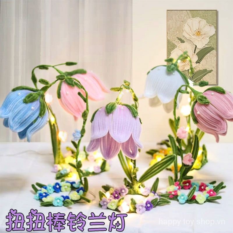 Lily of the valley Lồng Đèn Xoắn Làm Thủ Công diy Làm Quà Tặng Sinh Nhật Bạn Gái Sáng Tạo Trang Trí