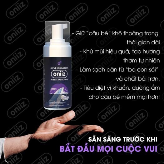 Dung Dịch Vệ Sinh Nam Giới ONIIZ 100ml - Bọt Vệ Sinh Tạo Bọt