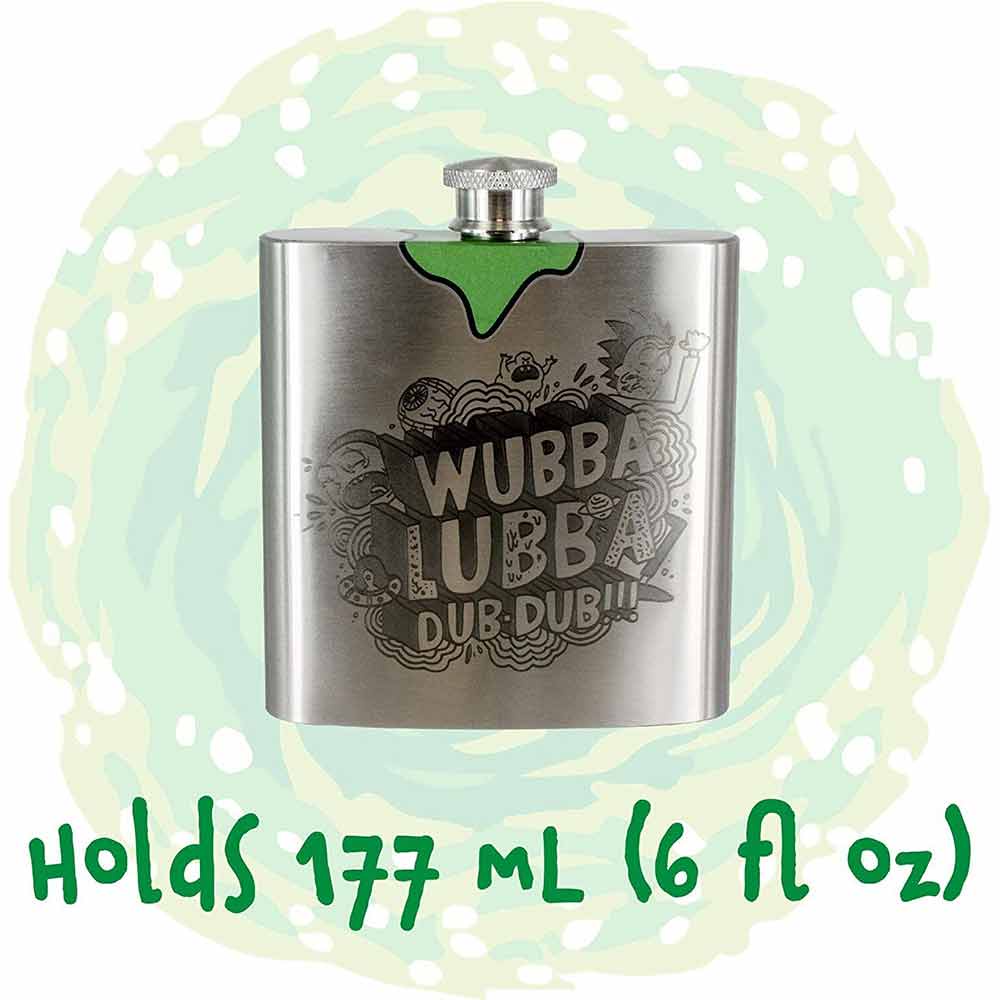 Rick and Morty Portable Flask Anime Merchandise Stainless Steel Metal Flask