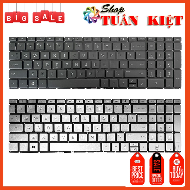 Bàn PhíM Laptop Cho HP Pavilion 15-DA 15-DB 15-EC 15-CS 15-DF 15-CR 17-BY 15-DX 15-DW TPN-C135 TPN-C