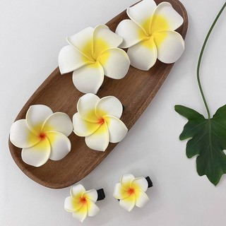 Kẹp Tóc Hoa Mận Trắng Vàng Ngọt Ngào Cho Nữ(ms ahoa)