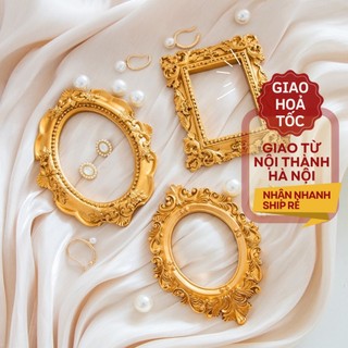 Khung ảnh trang trí vintage, khung tranh decor, phụ kiện chụp ảnh phong cách cổ điển