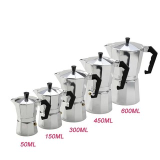 BJPKPK Bình Pha Cà Phê Espresso Siêu Tốc Moka Pot 150/300ml