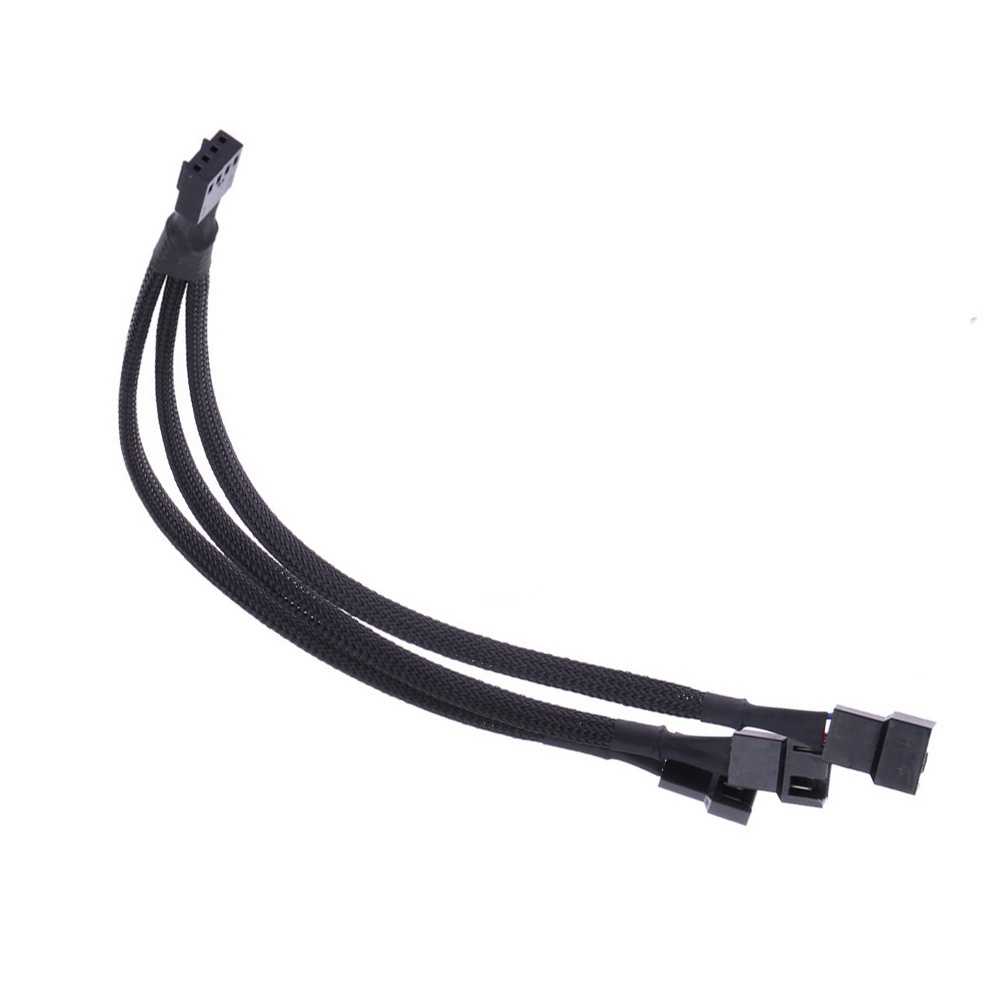 Dây Cáp Nối Dài Quạt Tản Nhiệt CPU PWM 4PIN 3 Trong 1