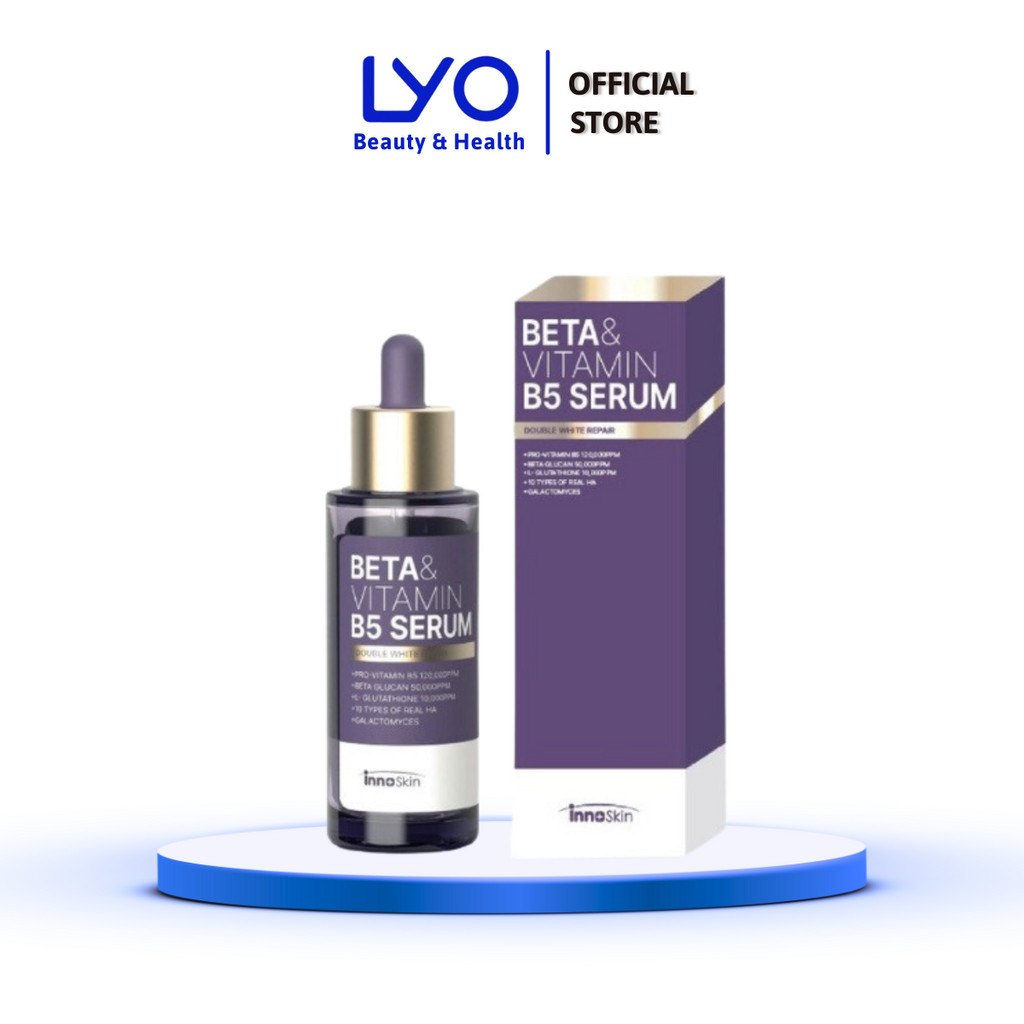 Serum phục hồi, cấp ẩm, làm dịu da BETA &amp; VITAMIN B5 Innoskin 50ml