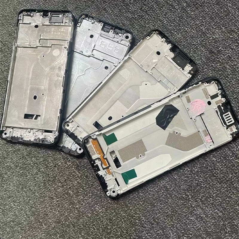 Dành Cho Tecno Spark 7 7P 7T Pro KF6 KF7j KF8 KF6p Khung Kim Loại Nhà Ở Khung Giữa LCD Viền Tấm Bảng
