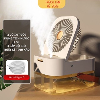 Hoả tốc Quạt phun sương máy tạo ẩm  A1 dung tích 2000ml - Máy tạo ẩm không khí làm mát nhanh