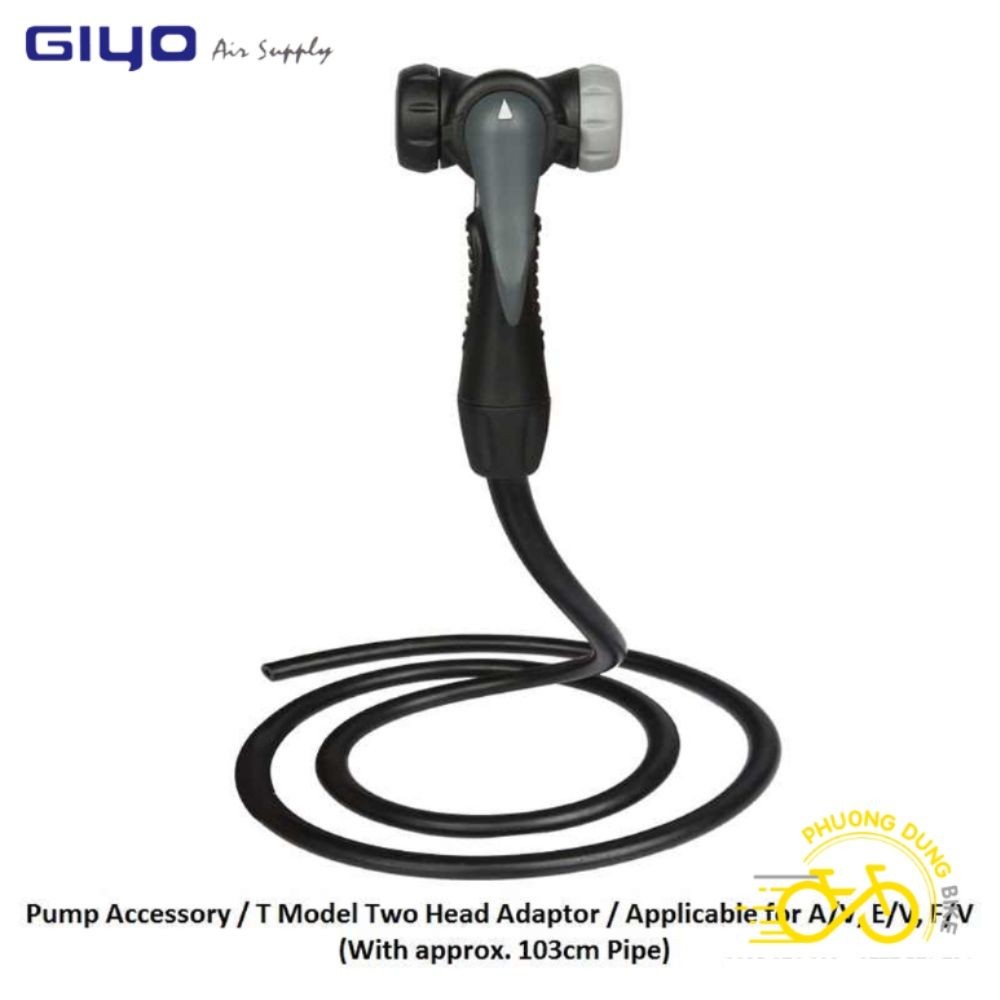 Dây bơm xe đạp 2 đầu GIYO