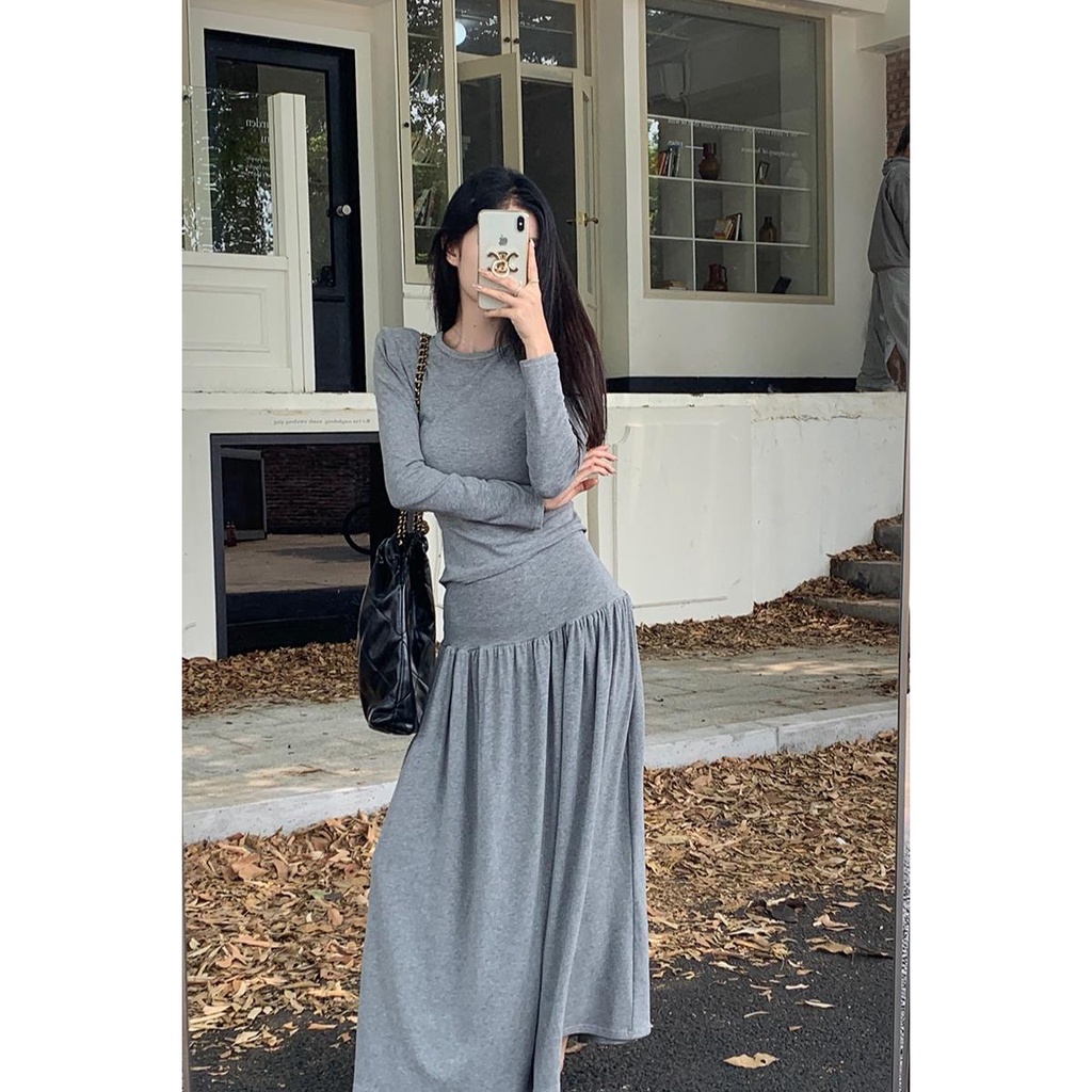 Áo Thun Tay Dài Phong Cách Âu Mỹ Thời Trang Mùa Thu 2023 Mới