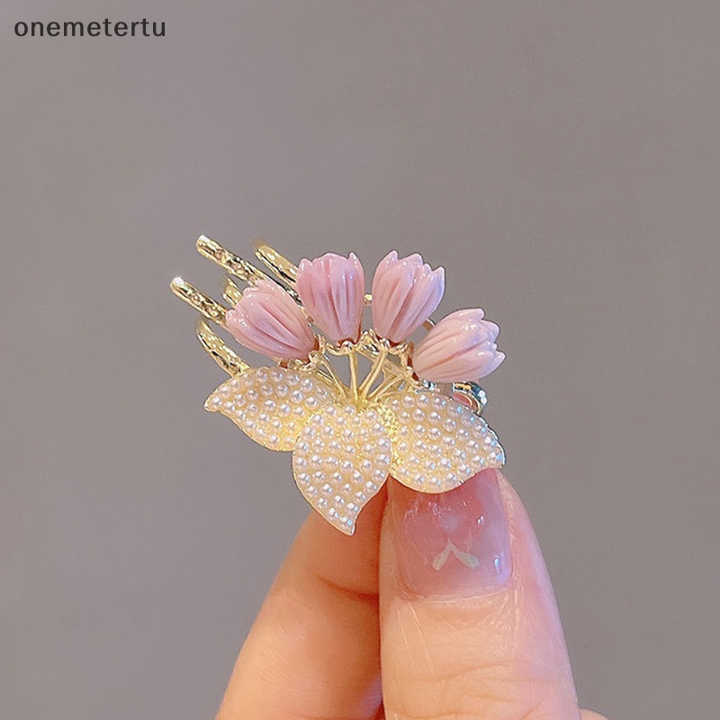 Onemetertu Kẹp Tóc Mái Bằng Hợp Kim Hình Bông Hoa Phong Cách Hàn Quốc Ngọt Ngào Thời Trang Mùa Hè Dành Cho Bạn Nữ en