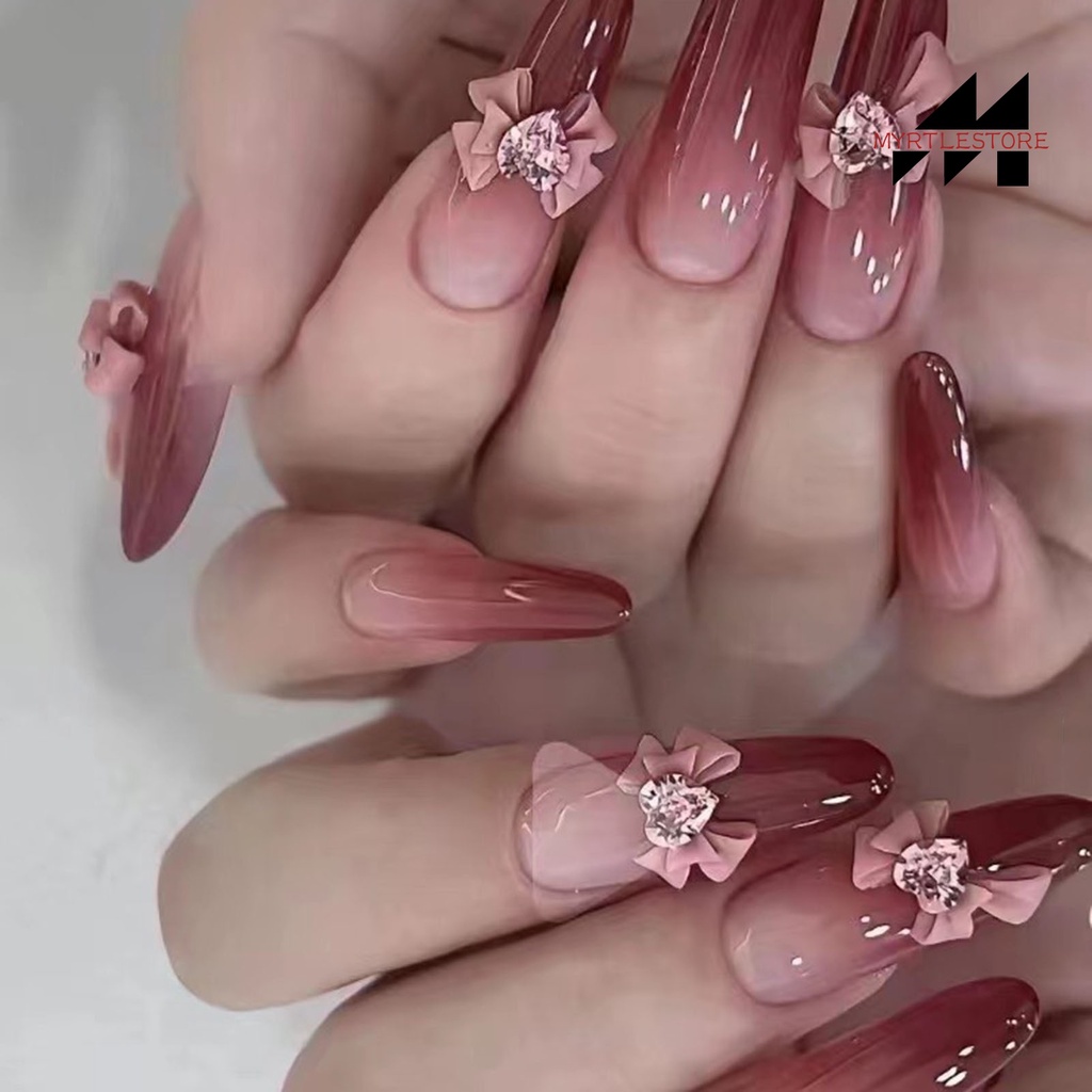 Set 10 Phụ Kiện Đá 3d Lấp Lánh Trang Trí Móng Tay diy