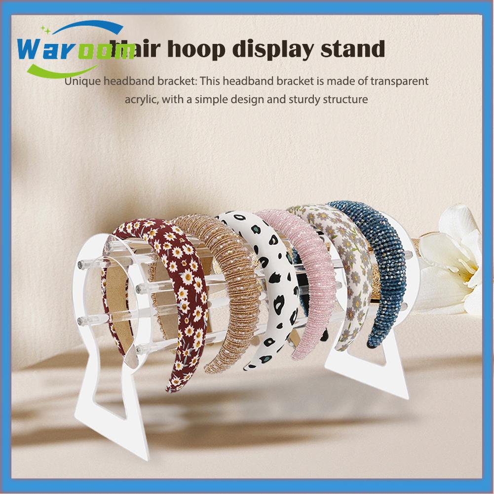 Giá Treo Băng Đô Cài Tóc Bằng acrylic Tháo Rời Được 1.vn Dành Cho Thanh Thiếu Niên / Nữ