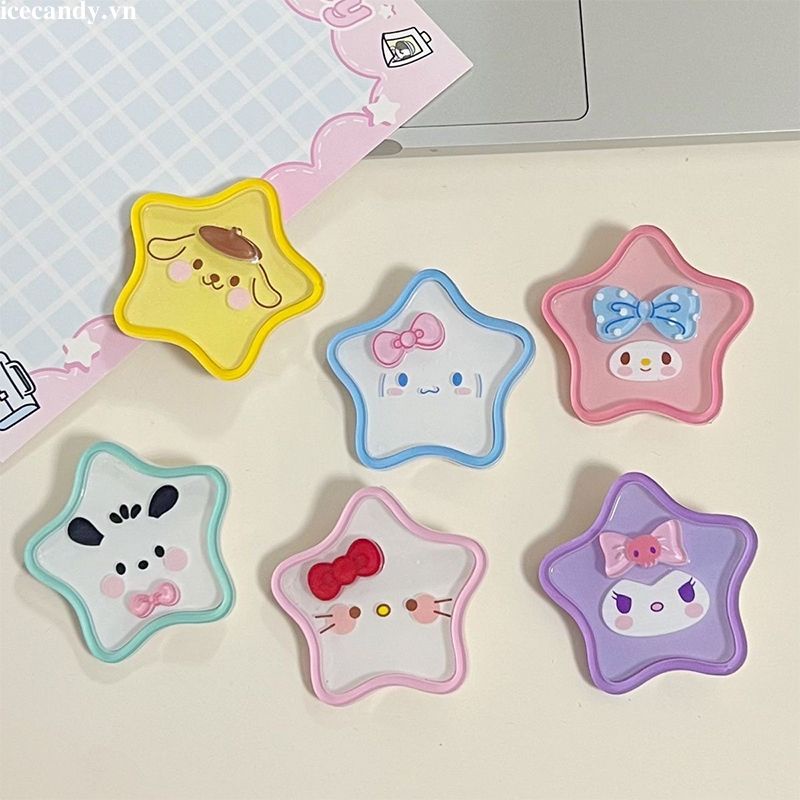 🥟ice🥟Kẹp tóc ngôi sao năm cánh Dopamine Kẹp tóc hoạt hình Kẹp tóc đa năng