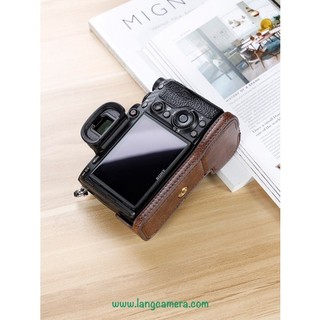 Bao Da -  Halfcase Sony A73, A7r3, A9 Mẫu Mới