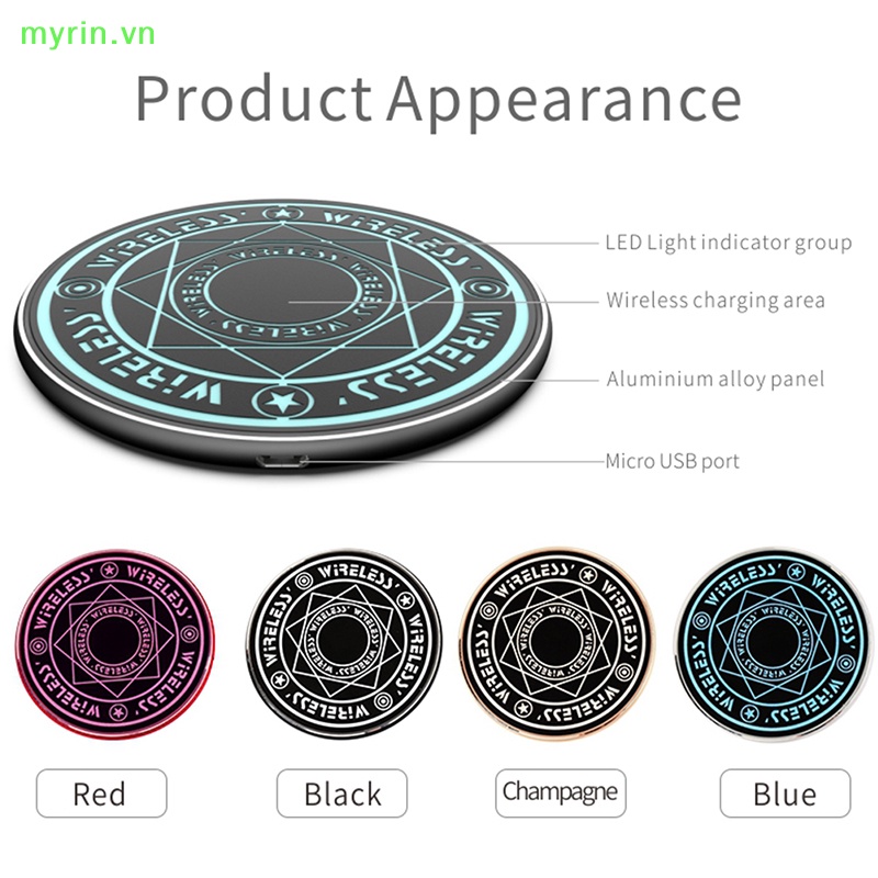 Đế Sạc Không Dây Hình Tròn Ma Thuật myrin