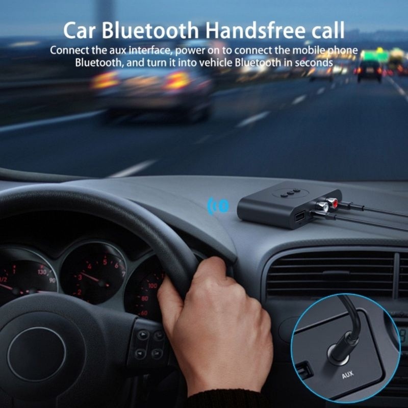 Đầu thu Bluetooth B21 tích hợp NFC cho loa và âm ly, hỗ trợ cổng 3,5 mm, AV, USB