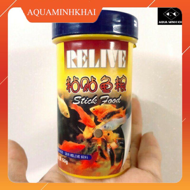 Thức ăn dính, thức ăn dán bể cá cảnh Relive 50g