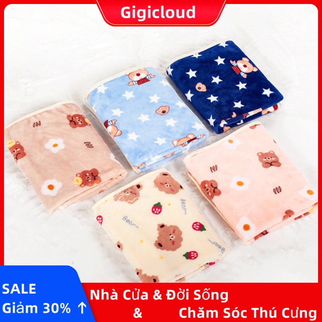 Gigicloud Chăn flannel Mềm Mại Thoải Mái Ấm Áp Chống Trượt Cho Thú Cưng