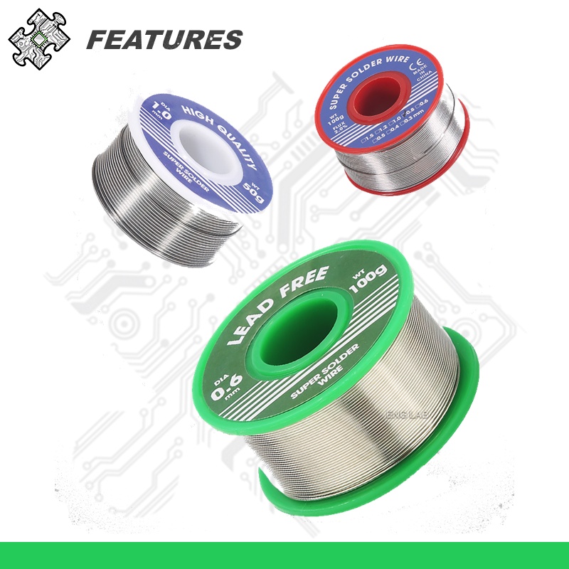 ENGLAB★Dây hàn lõi Rosin không chì có độ tinh khiết cao