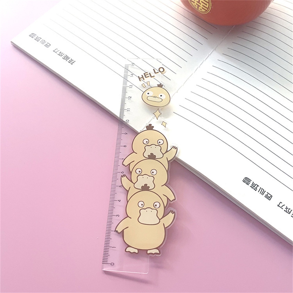 Sanrio Thước Nhựa acrylic 15cm Hình hello kitty / my melody / my melody / my melody Dễ Thương Cho Bé