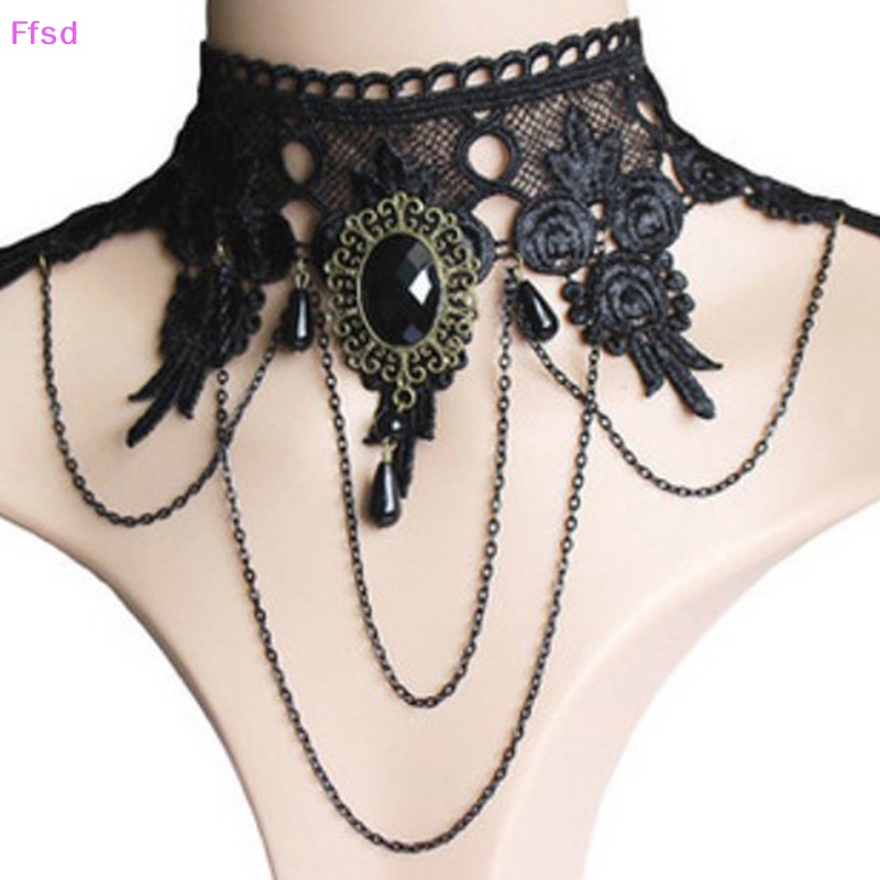 1 Vòng Cổ choker Phong Cách gothic vintage Thời Trang