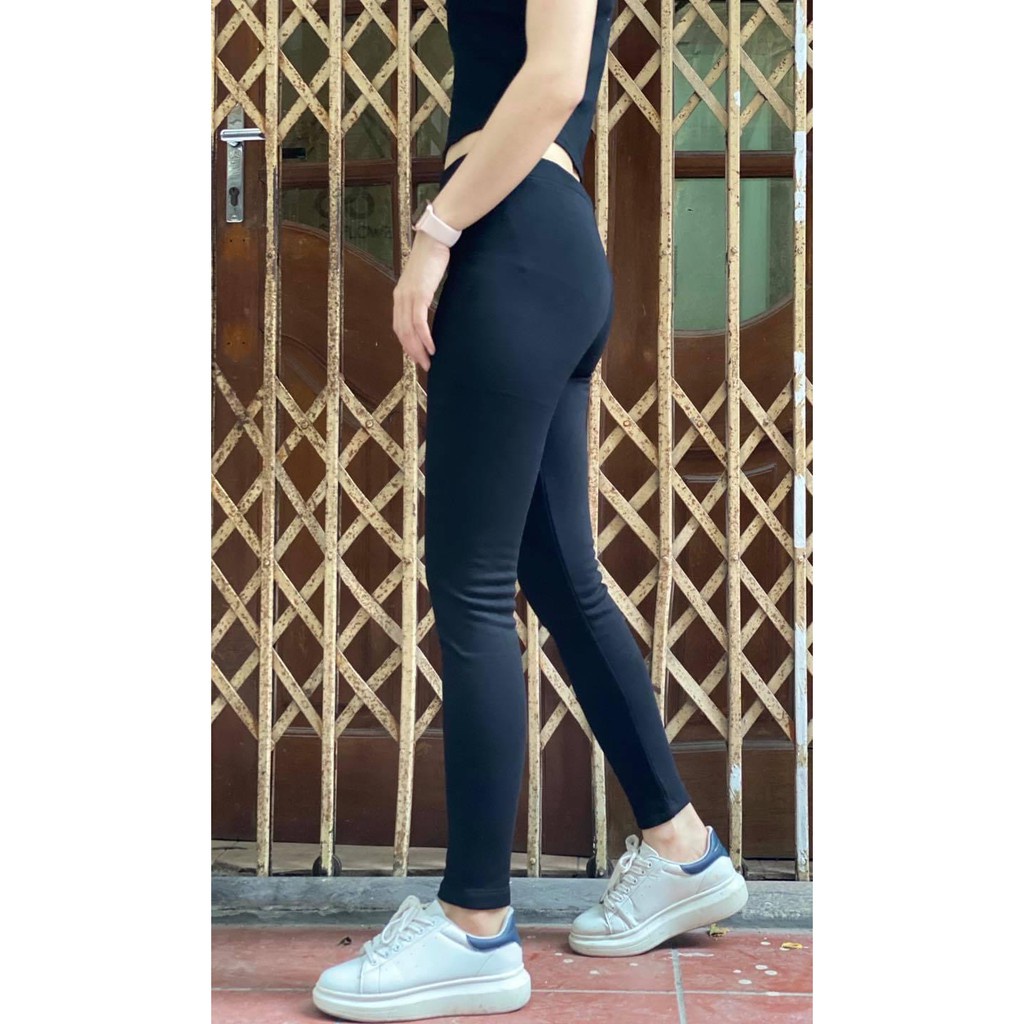 Quần legging lót lông co giãn bền bỉ Niga Closet