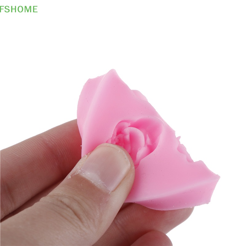 Khuôn silicone Tạo Hình Hoa Hồng 3d Trang Trí Bánh Fshn