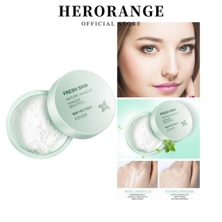 Phấn phủ kiềm dầu hương bạc hà + mút trang điểm chất lượng cao