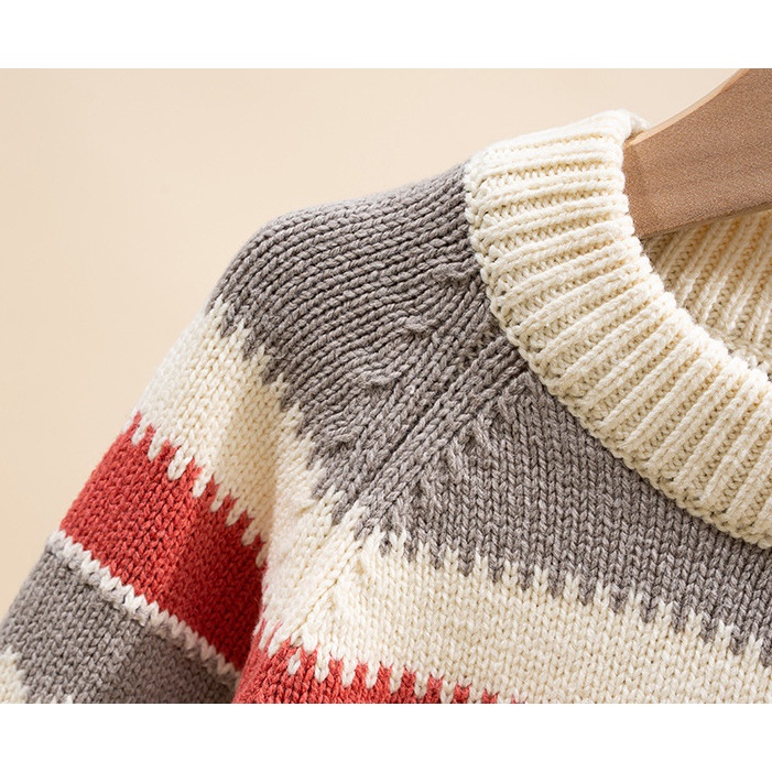 Áo len bé trai WELLKIDS áo len hoạ tiết đẹp cho bé