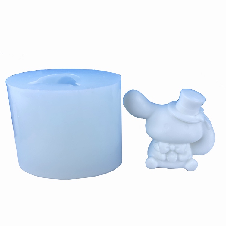 Khuôn Silicon Làm Búp Bê Hình Động Vật Hoạt Hình Ba Chiều diy sanrio kuromi pikachu