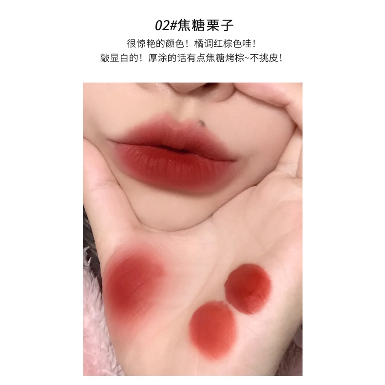 Son Môi Velvet Thiết Kế Hình Con Gấu Đáng Yêu, Dễ Thương, Màu Sắc Dễ Dùng, Lên Màu Chuẩn