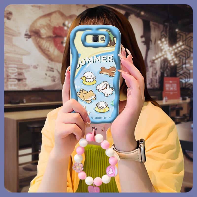 Texture youth Phone Case For Samsung Galaxy J7 Prime/2/2018/ON7 2016/G610F Waterproof lovely Girl bracelet