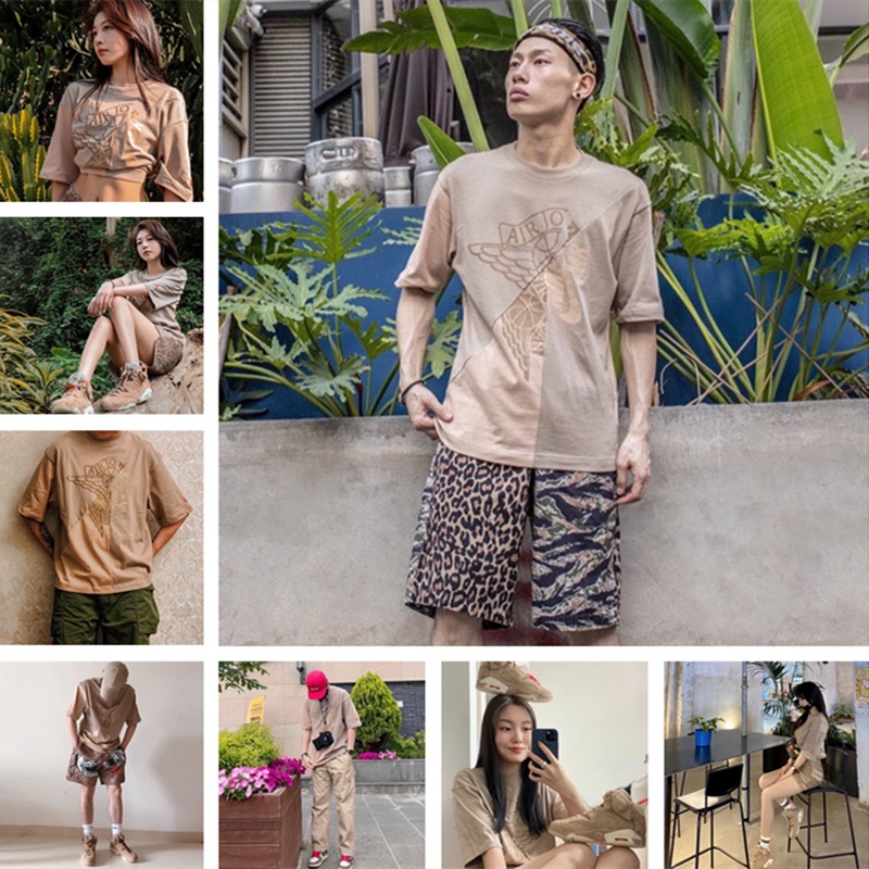 Travis scott-Áo Thun 100% cotton In Hình Xương Rồng Thời Trang Cho Nam Nữ