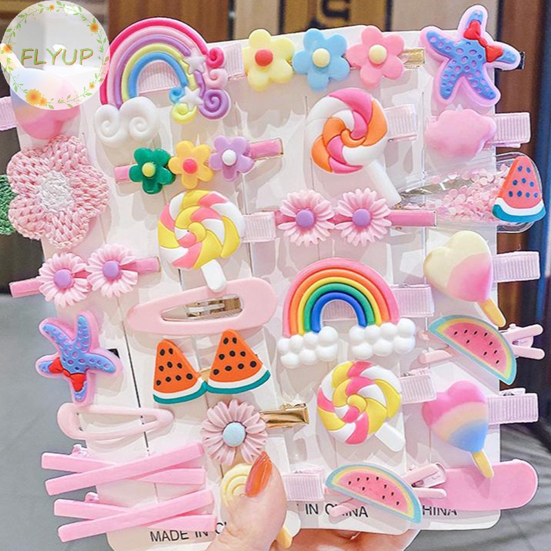 Set 14 Kẹp Tóc Hình Thỏ Dễ Thương Cho Bé Gái vn