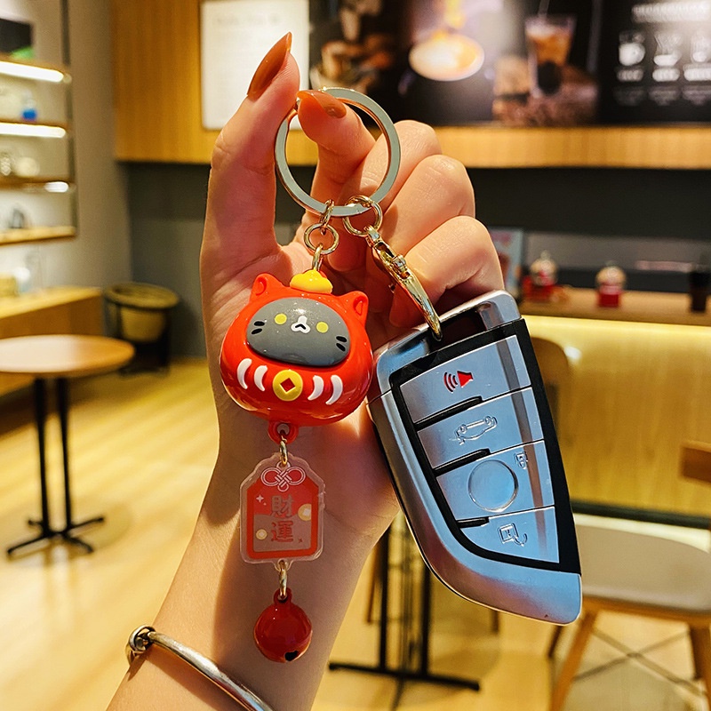 Móc Khóa Hình Mèo cocoa Hoạt Hình Đáng Yêu