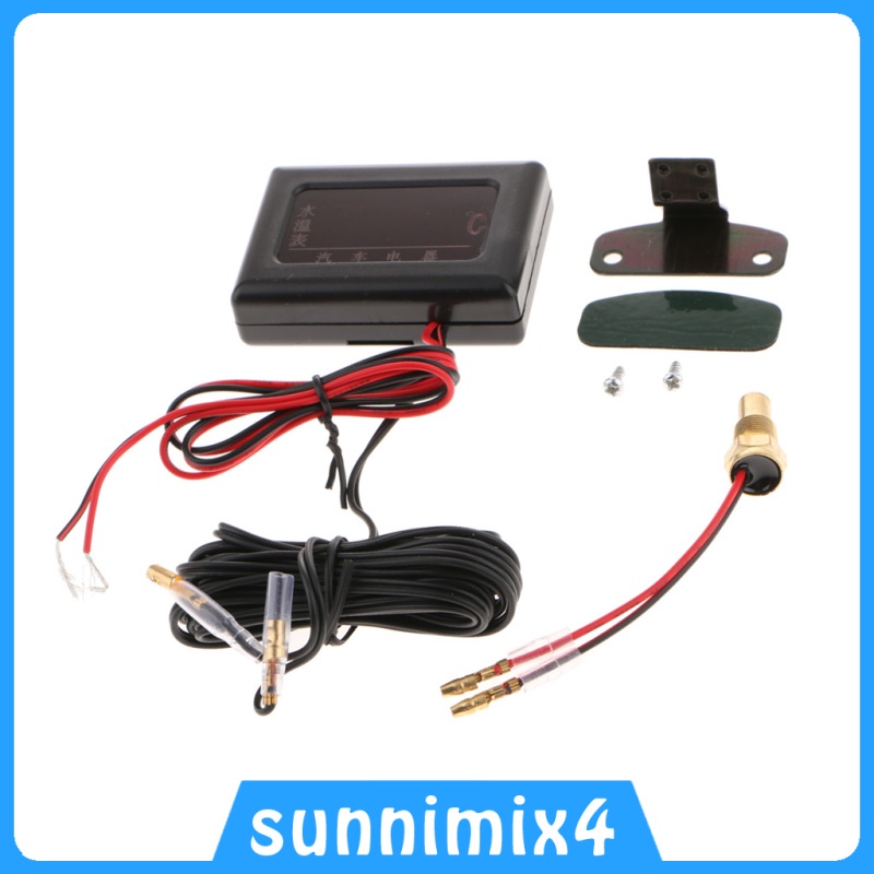 Đồng Hồ Đo Nhiệt Độ Nước Điện Tử 10mm Chuyên Dụng Cho Xe Hơi