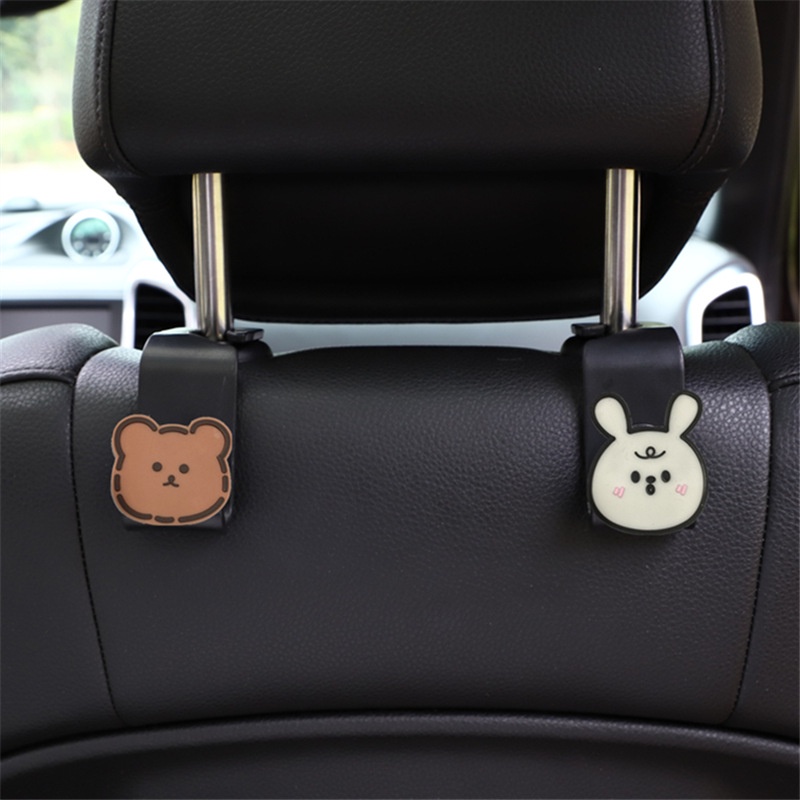 Móc Treo Đồ Đa Năng Họa Tiết Hoạt Hình Dễ Thương Gắn Sau Ghế Xe Hơi