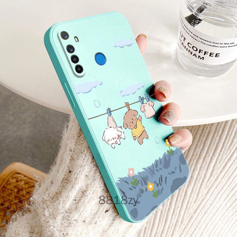 Ốp lưng Realme 5 5i 6i 5s 5 pro c3 Ốp Điện Thoại tpu silicone Mềm Chống Rơi Vỡ In Hình Dễ Thương Kèm Dây Đeo Cho Realme 5 5i 6i 5s 5 pro c3