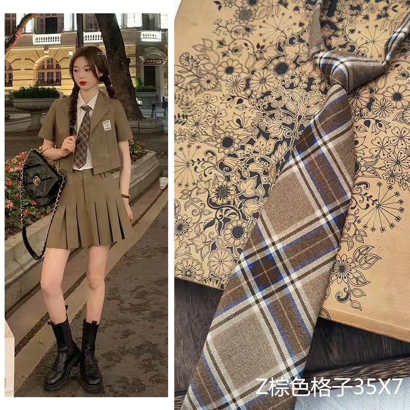 Jk Cà Vạt Kaki Nâu Trang Trí Tốt Nghiệp Cho Nam Và Nữ