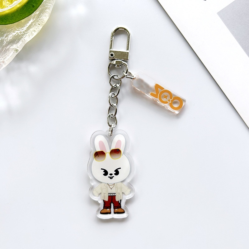 Móc Khóa Hình kpop straykids skz Zoo 5-star dome tour 2023 charms